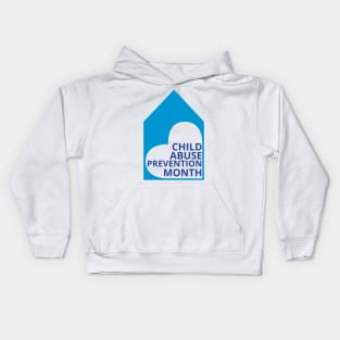 Child Abuse Prevention Month Kids Hoodie